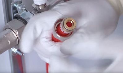 Photo - L'écrou est mis