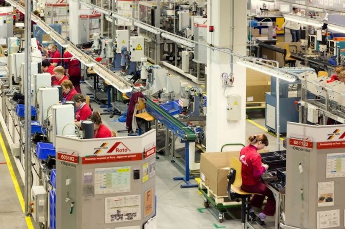 Photo: L'organisation du processus de production tient compte de l'expérience accumulée du groupe Roto.