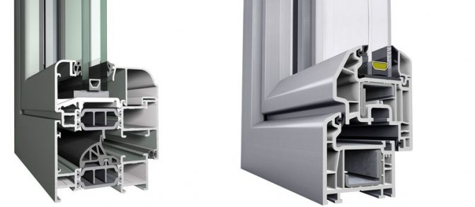 Photo: la rainure pour les raccords dans un profilé en aluminium diffère de celle en plastique