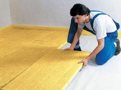 Photo - Pose de matériel d'isolation hydraulique et thermique