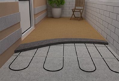 Photo - Pose de la couche de finition