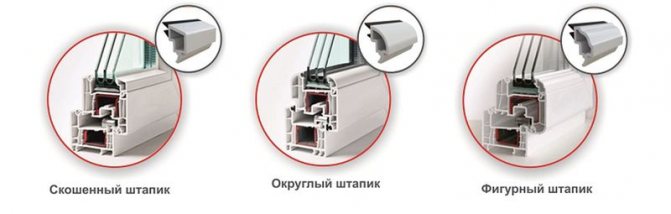 Photo: dans les fenêtres en plastique modernes, le cordon de vitrage s'enclenche dans une rainure spéciale et a une forme et une largeur différentes