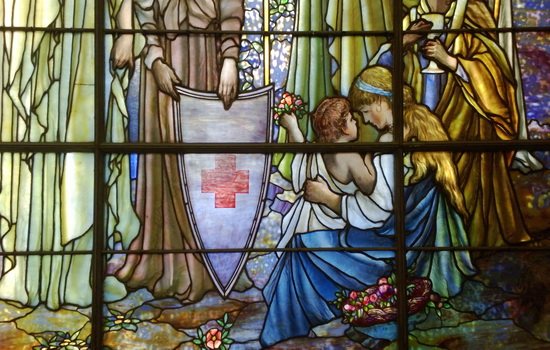 Photo de vitrail Tiffany