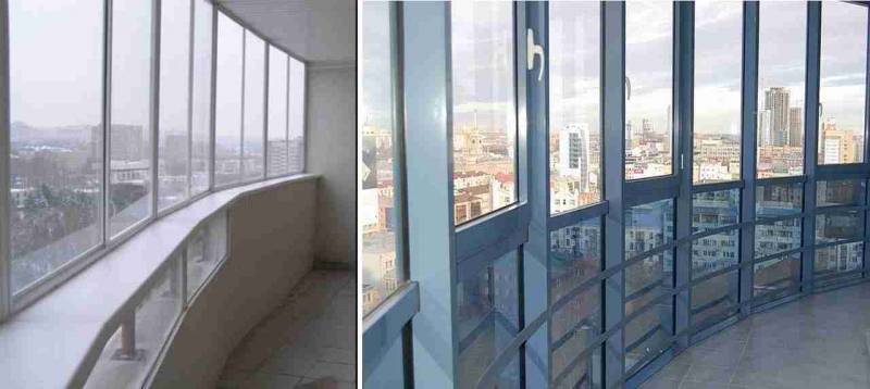 Portes françaises de la loggia