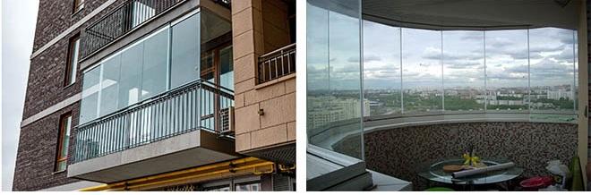 Vitrage de balcon à la française