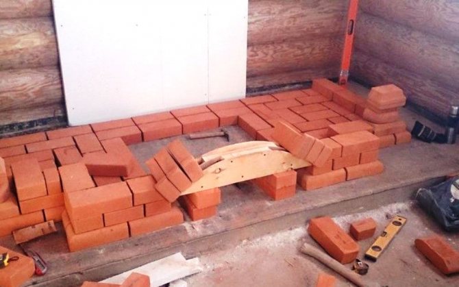 fondation de cheminée