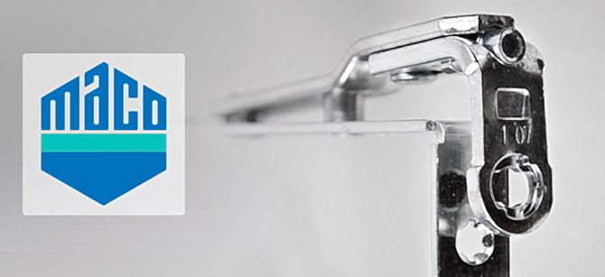Quincaillerie pour fenêtres Maco