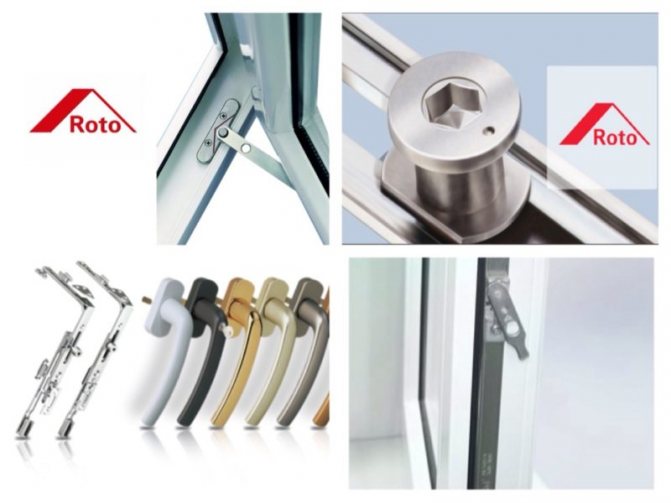 Quincaillerie pour la sélection de fenêtres en plastique