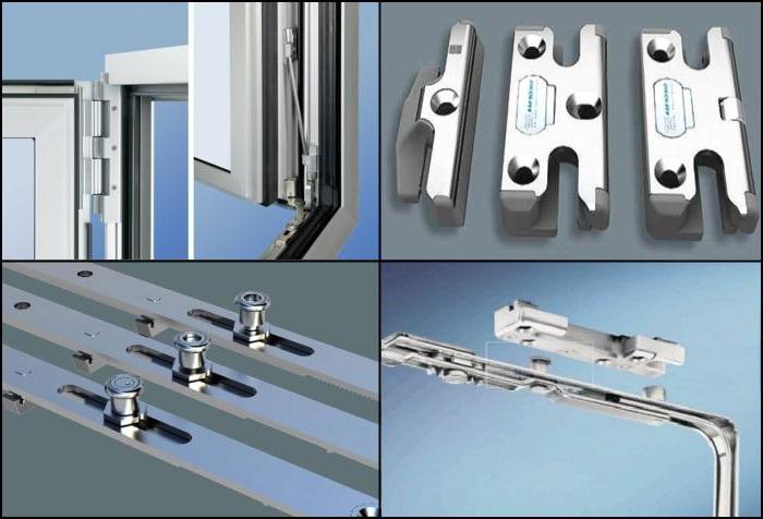 ferrures pour fenêtres en plastique zigenia