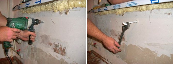 Raccords pour un radiateur en fonte