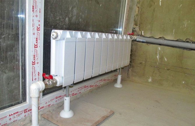 Raccords pour un radiateur en fonte