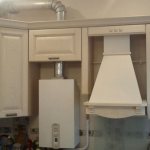 chaudière à gaz dans l'appartement à la place du chauffage central