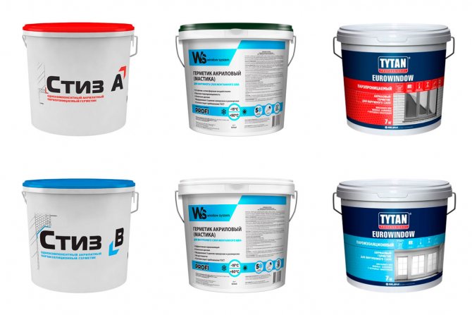 Scellants pour fenêtres