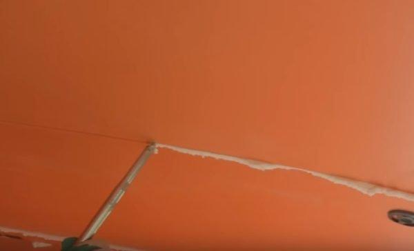 colmatage des fissures d'isolation