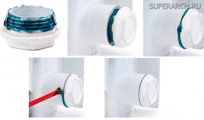 Raccords filetés de tuyau d'étanchéité