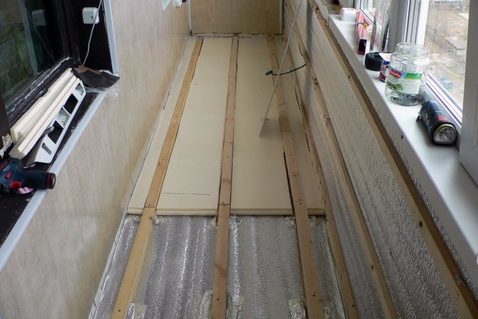 Imperméabilisation des murs sur le balcon