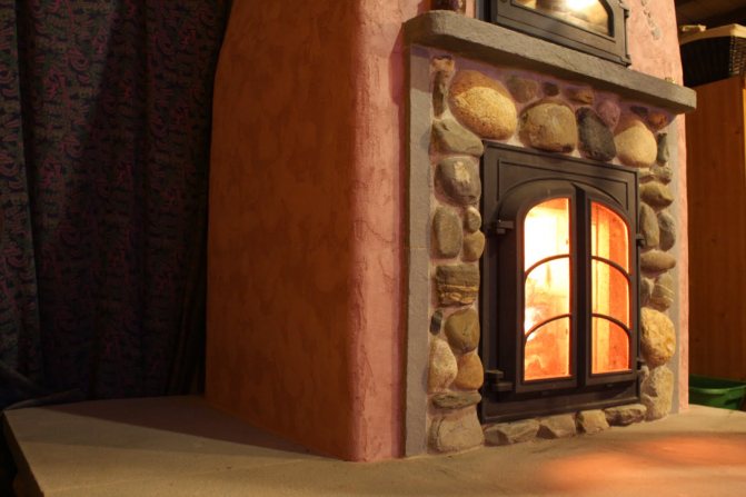 Argile pour le poêle dans le bain