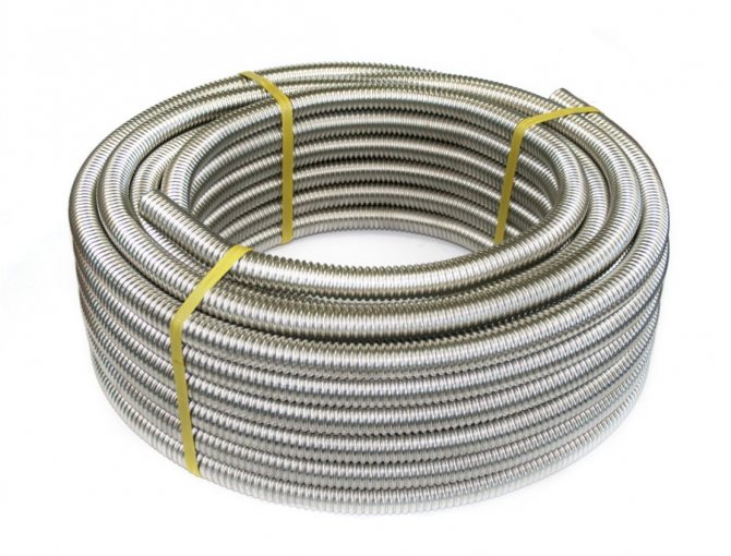 tuyau en acier inoxydable ondulé