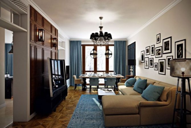 Salon avec deux fenêtres - 85 photos d'options de design élégantes