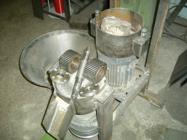 Granulateur démonté