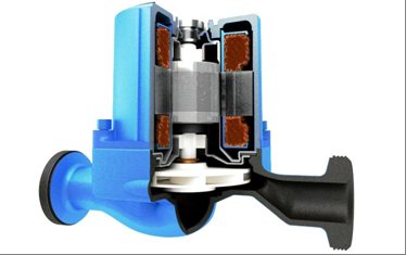 La pompe de circulation est chauffée au système de chauffage