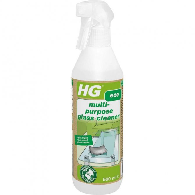 HG ECO Universal pour le nettoyage du verre et des miroirs