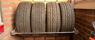 Stockage des roues sur le balcon: règles, conditions, recommandations