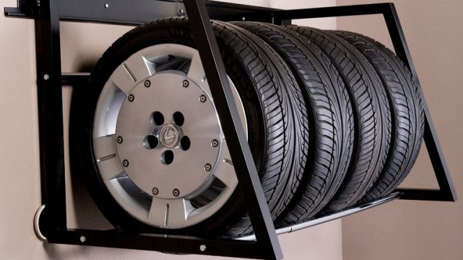 Stockage des roues sur le balcon: règles, conditions, recommandations