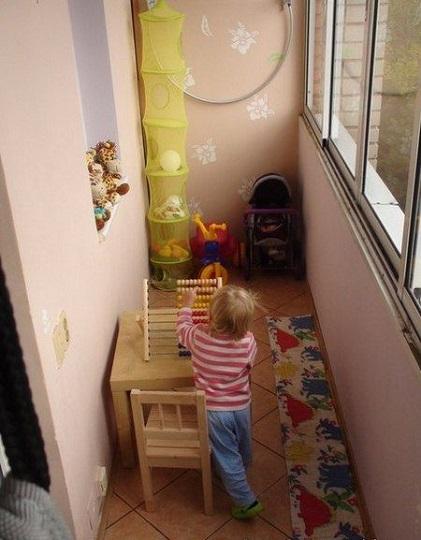 salle de jeux sur le balcon