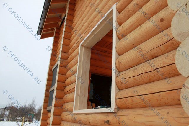 Fabrication et installation d'une bûche ronde dans une maison
