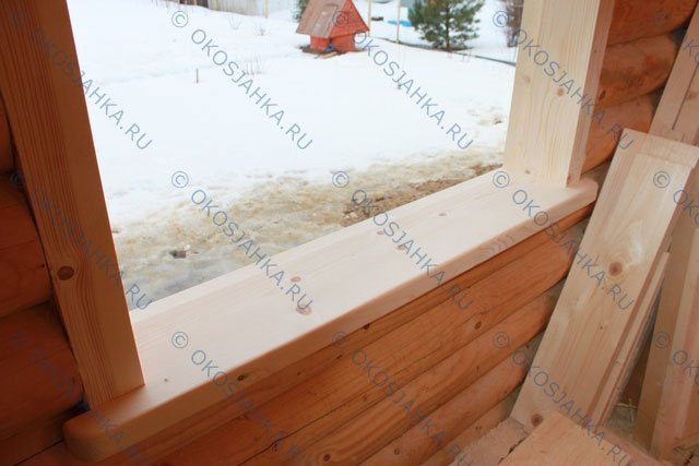 Fabrication et installation d'une bûche ronde dans une maison