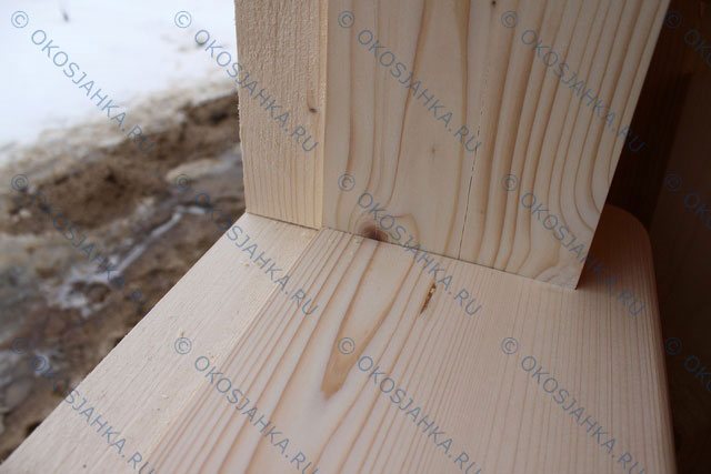 Fabrication et installation d'une bûche ronde dans une maison