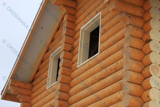 Fabrication et installation d'une bûche ronde dans une maison