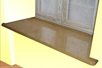 Production d'appuis de fenêtre en pierre