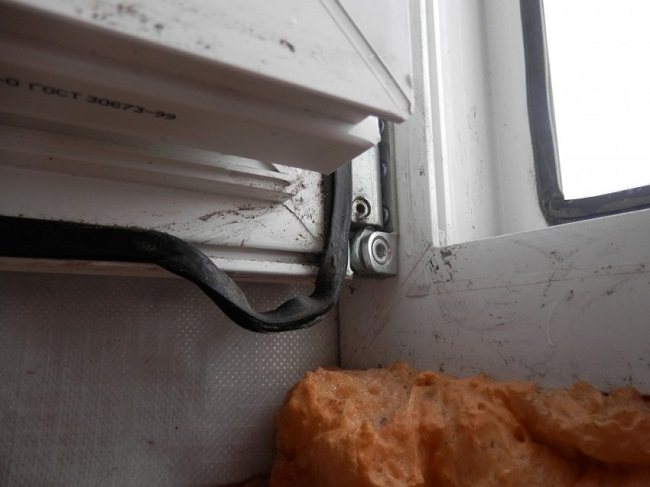 usure du joint des fenêtres en plastique