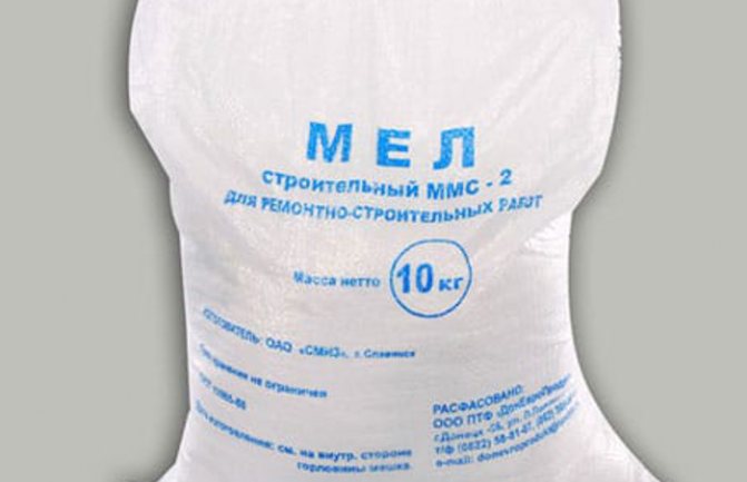 Chaux et craie pour blanchir à la chaux