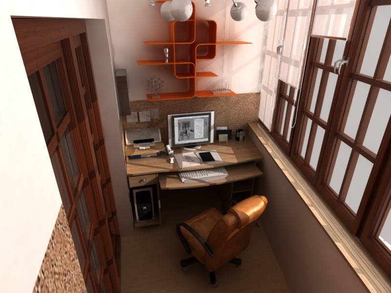 armoire sur le balcon