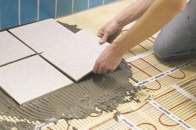 Carrelage pour sol chaud