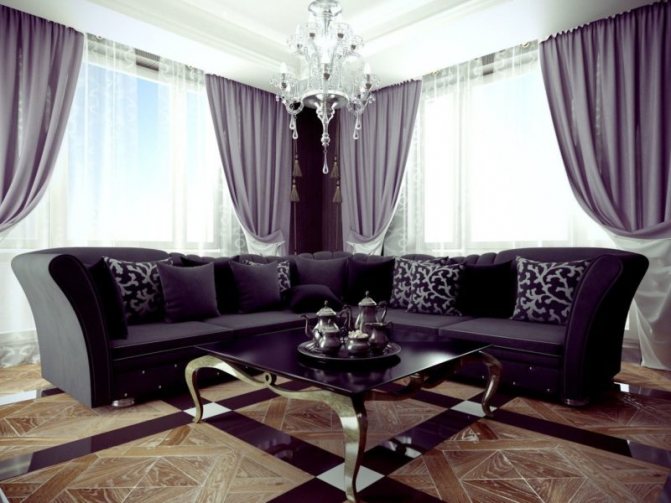 Comment aménager deux larges fenêtres dans le salon