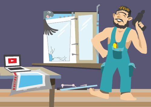 Comment préparer correctement les fenêtres VHS (VHS) pour l'hiver de vos propres mains