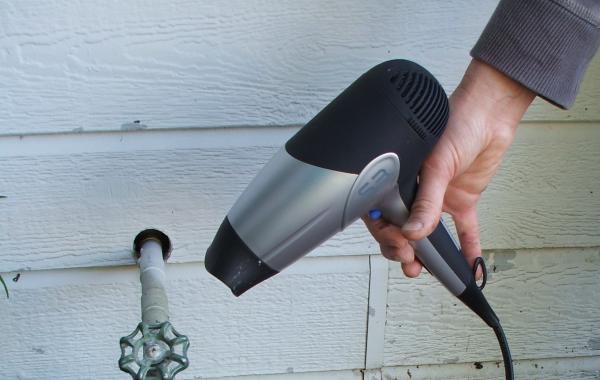 comment dégivrer l'eau dans les tuyaux