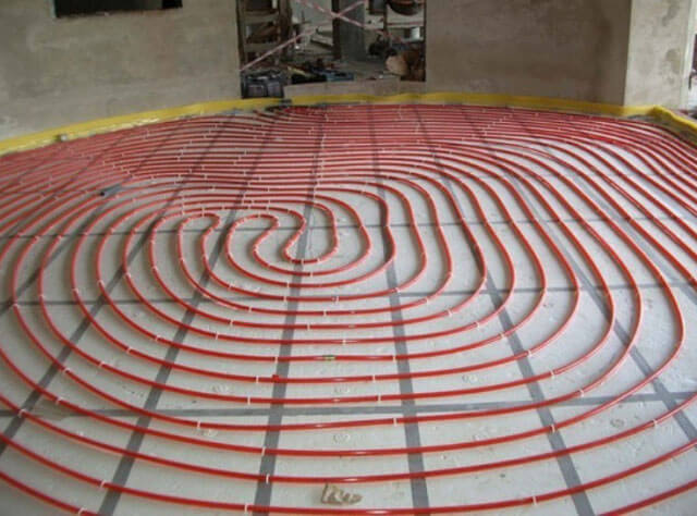 comment faire un sol chaud dans un garage