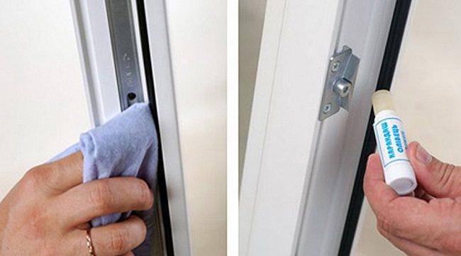 comment lubrifier les joints des fenêtres en plastique