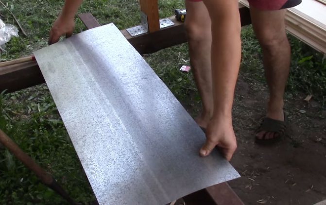 Comment plier la partie terminale de galvanisé