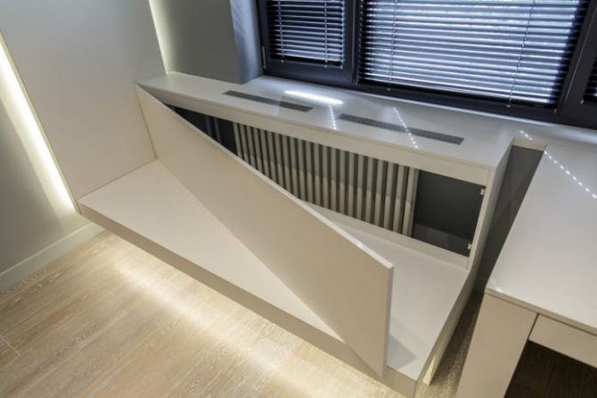 Comment cacher les batteries et les tuyaux de chauffage: les 15 meilleures façons, 95 photos à l'intérieur