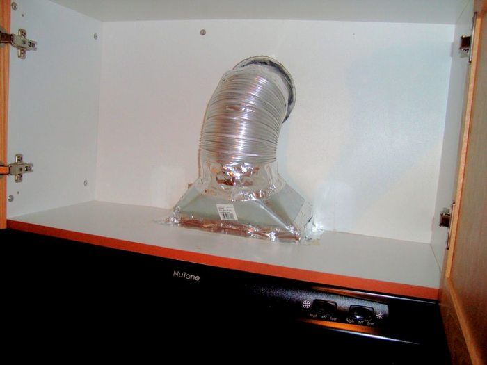 Comment cacher une hotte dans la cuisine sous une cloison sèche