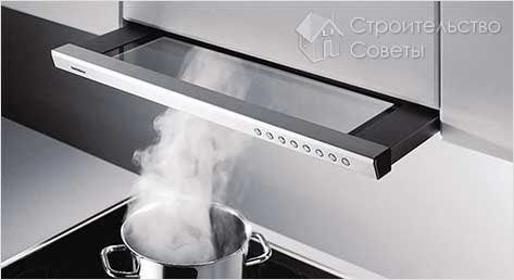 Comment cacher une hotte dans la cuisine sous une cloison sèche