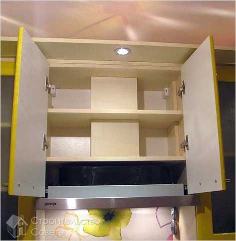 Comment cacher une hotte dans la cuisine sous une cloison sèche