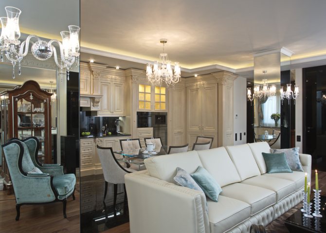 Dès que l'utilisation de miroirs pour améliorer l'intérieur