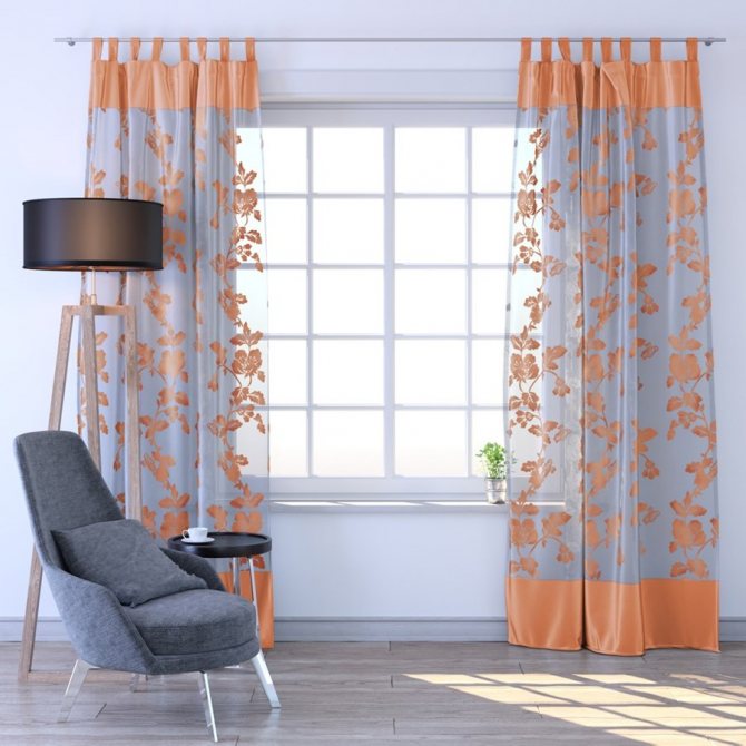 Comment raccourcir les rideaux sans couper: méthodes et recommandations